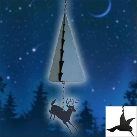 NORTH COUNTRY WIND BELLS INC North Country Wind Bells  Inc. 209.5016 Wilderness Bell with hummingbird wind catcher 209.5016